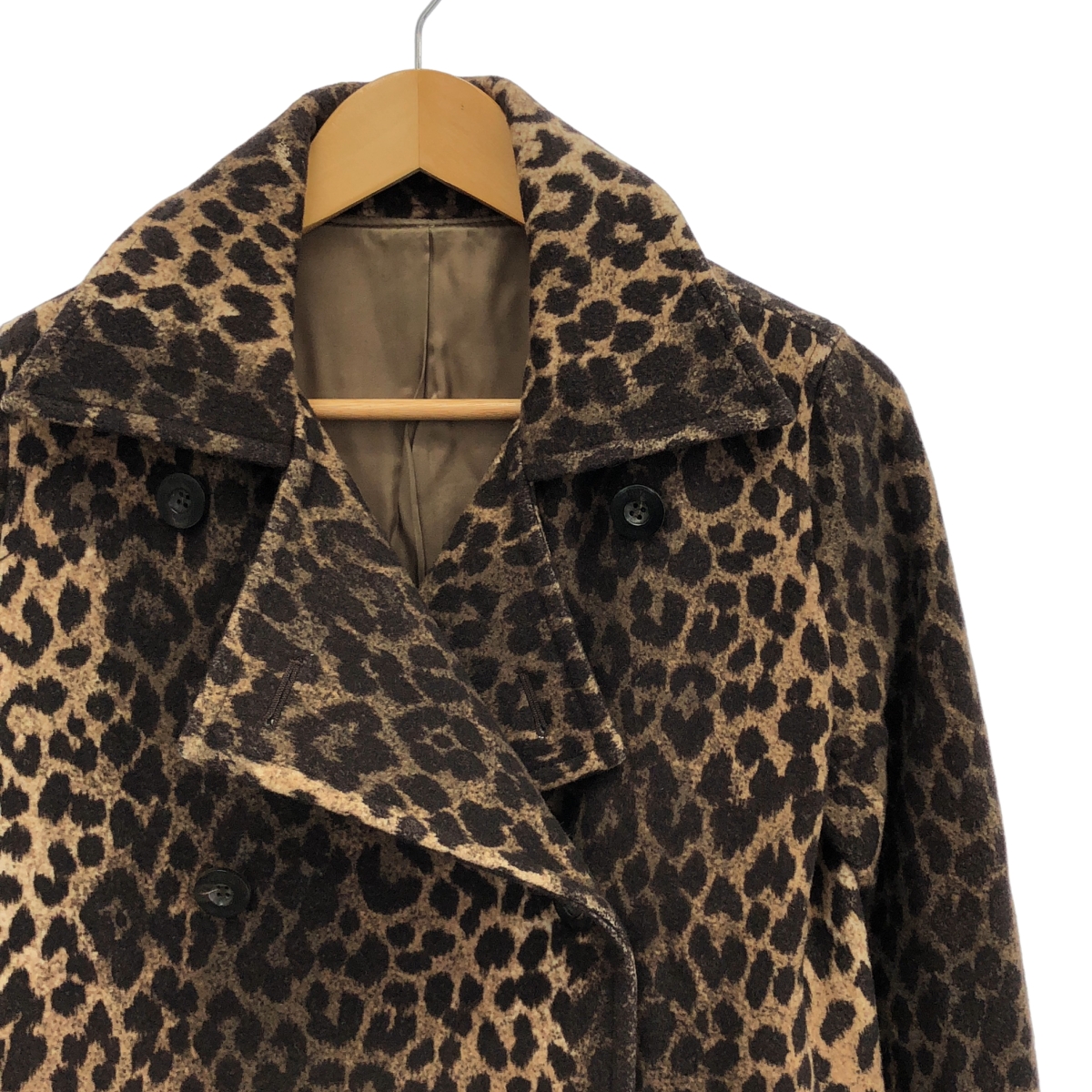 HYSTERIC GLAMOUR / ヒステリックグラマー ウール レオパード チェスターコート