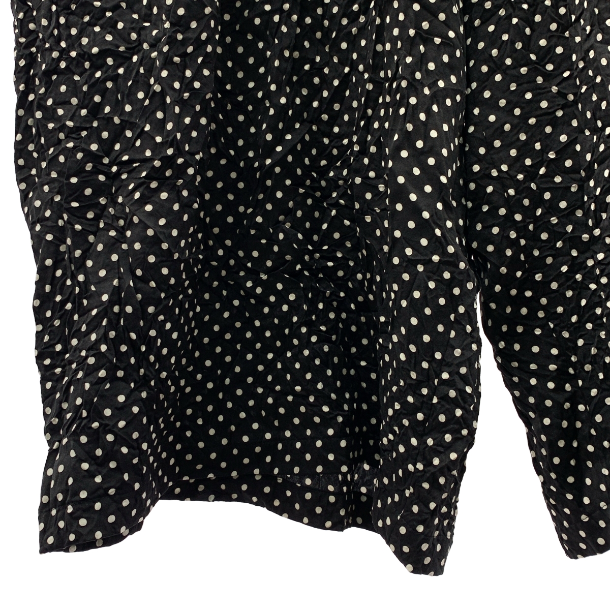 S'YTE YOHJI YAMAMOTO / サイトヨウジヤマモト ワッシャー加工 ドット ワイドパンツ / ユニセックス