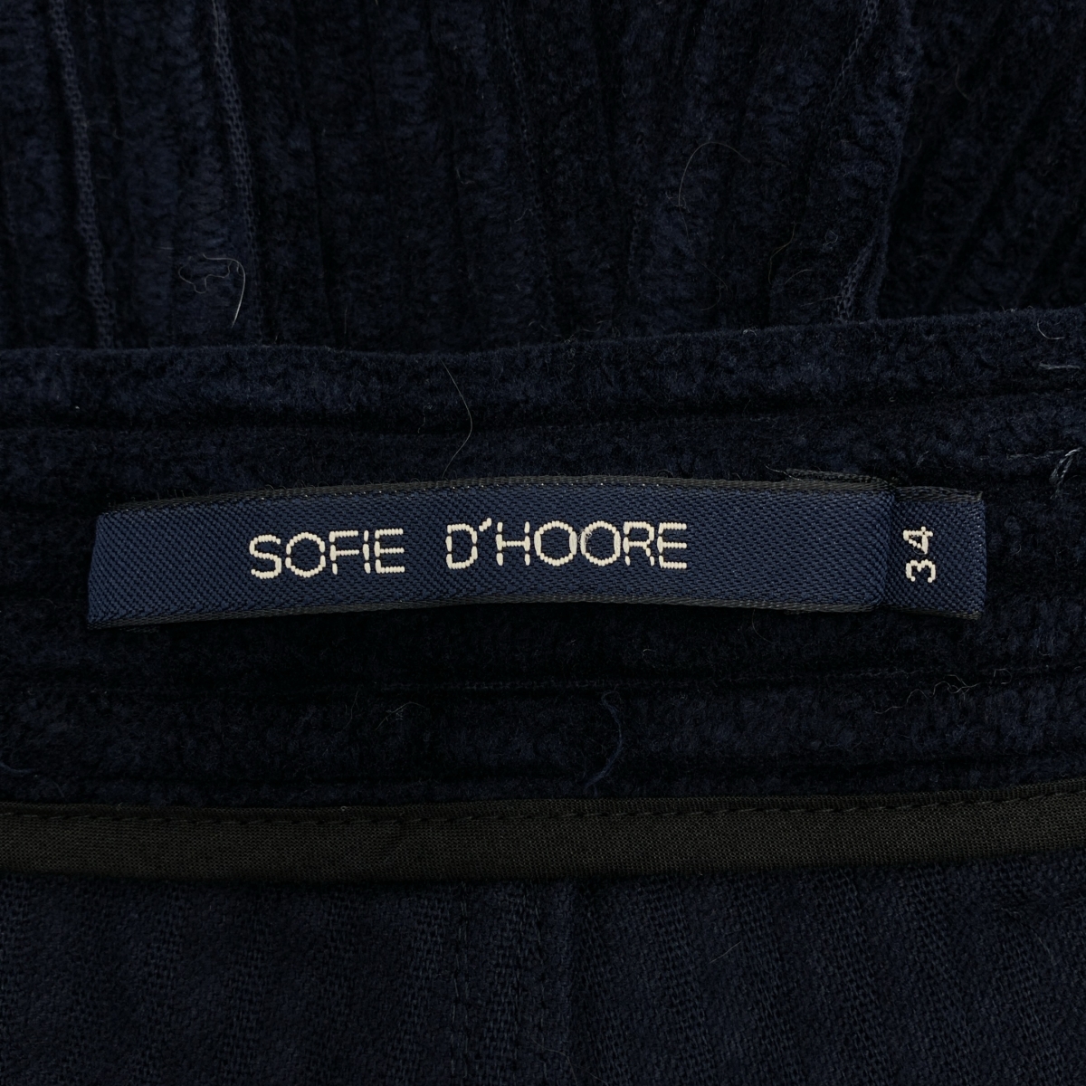 SOFIE D'HOORE / ソフィードール 太畝 コーデュロイ ワイド パンツ