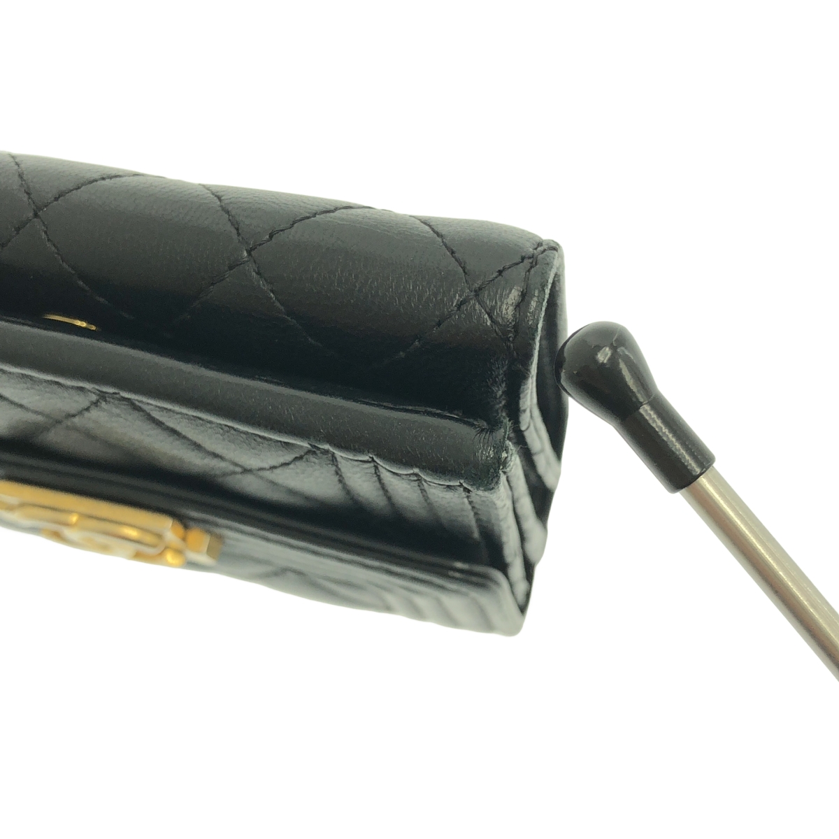 CHANEL / シャネル ボーイシャネル マトラッセ ココマーク スモールフラップ コンパクトウォレット 財布