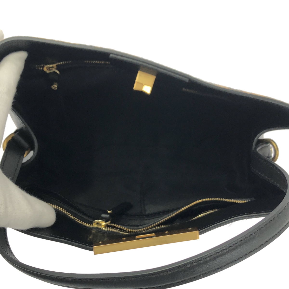 GIANNI CHIARINI / ジャンニキャリーニ 2way レオパード ハンドバッグ