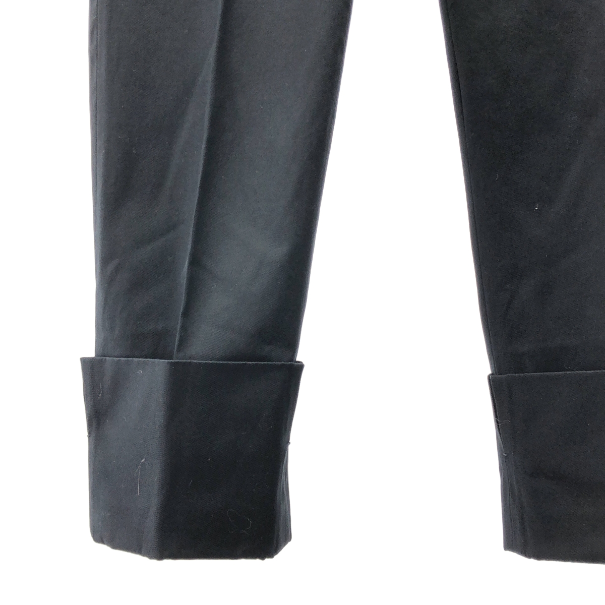 BLAMINK / ブラミンク コットン ストレッチ ターンアップ ヘム パンツ