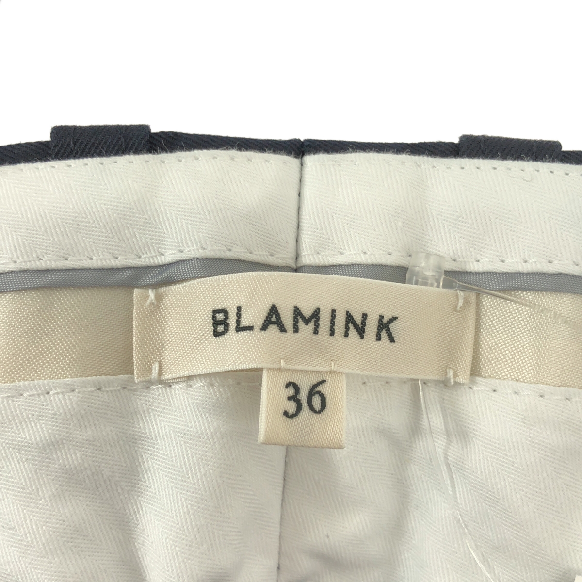 BLAMINK / ブラミンク コットン ストレッチ ターンアップ ヘム パンツ