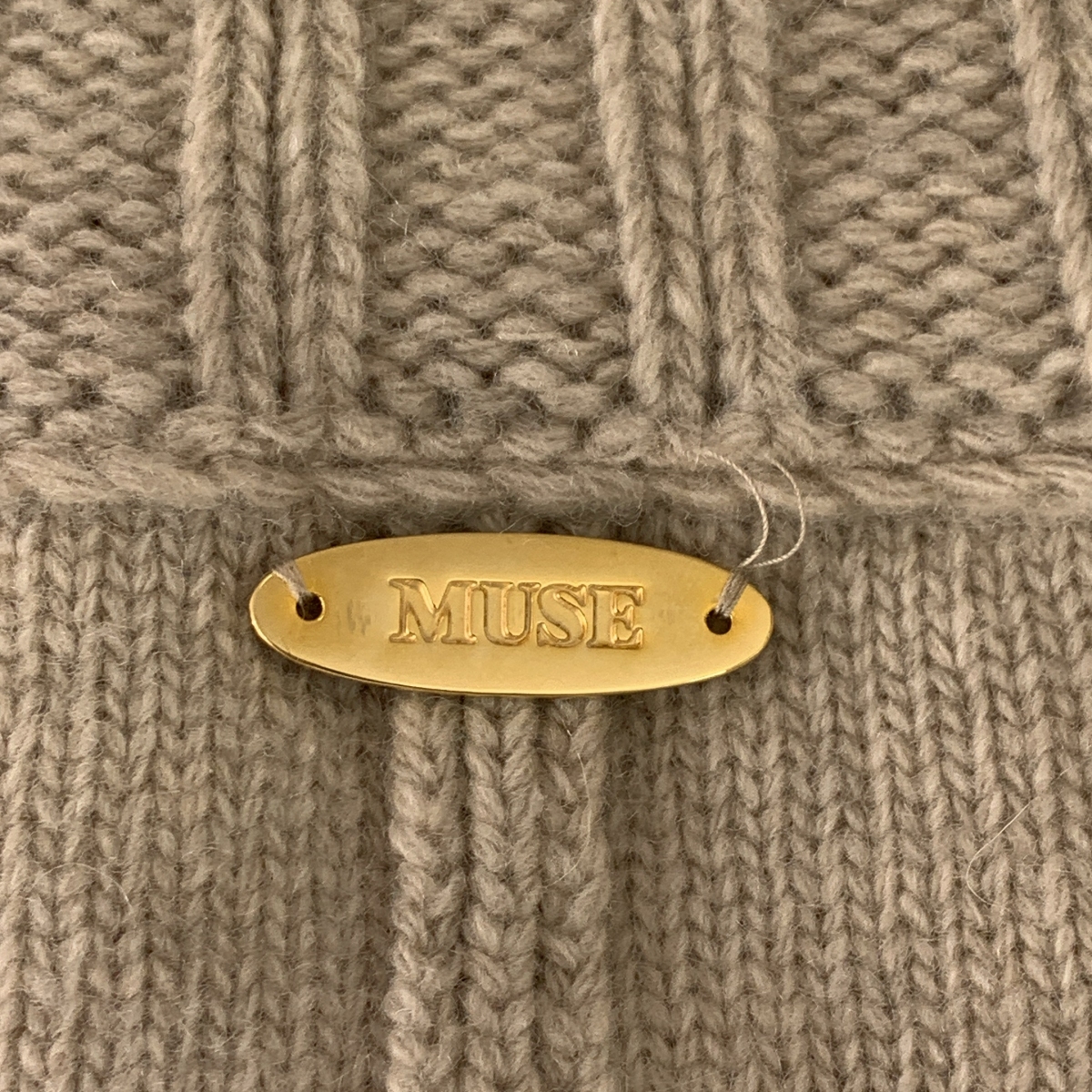 MUSE de Deuxieme Classe / ミューズドゥーズィーエムクラス JADE タートルネック プルオーバー ニット