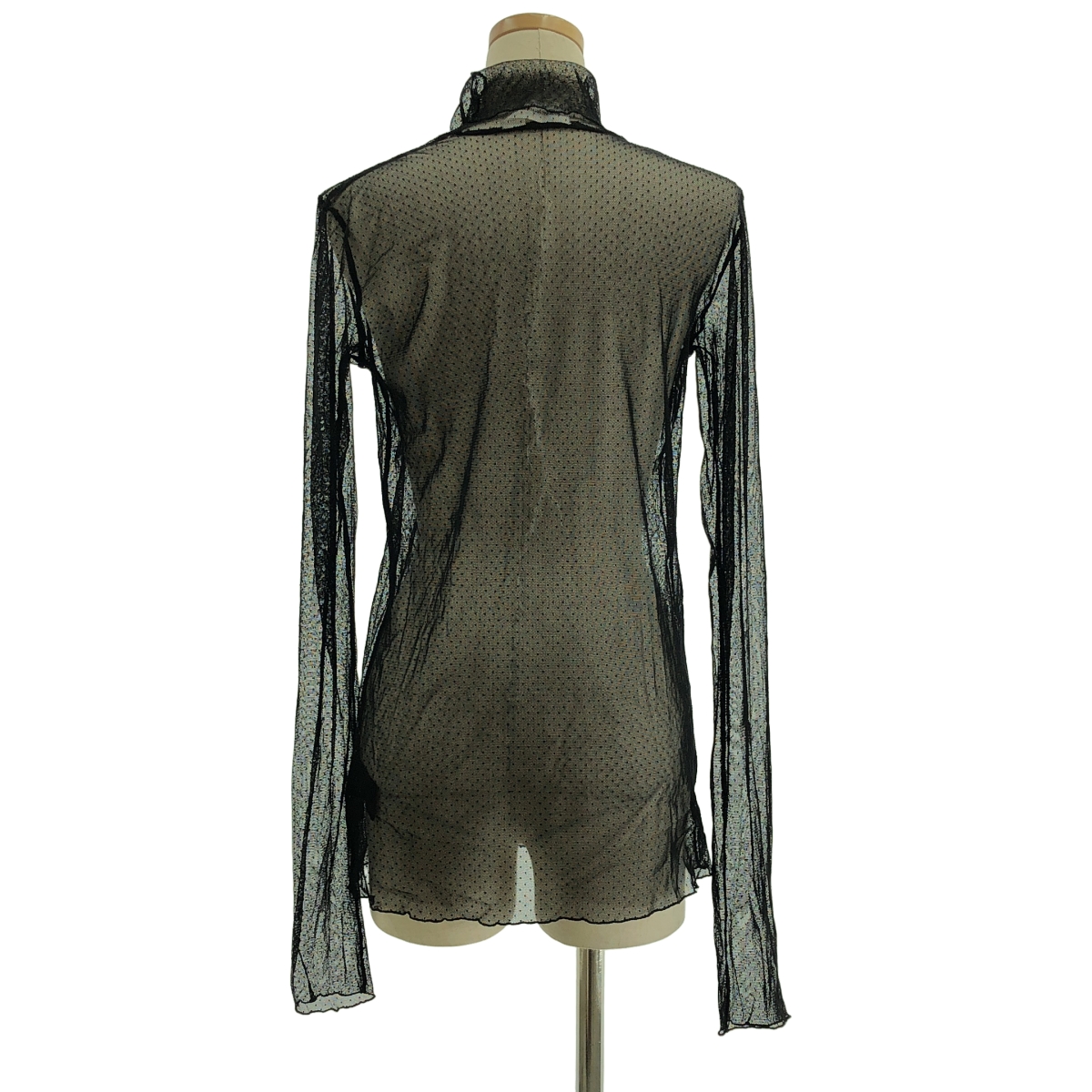 Col Pierrot / コルピエロ Dot sheer Blouse / チュール ハイネック ブラウス カットソー
