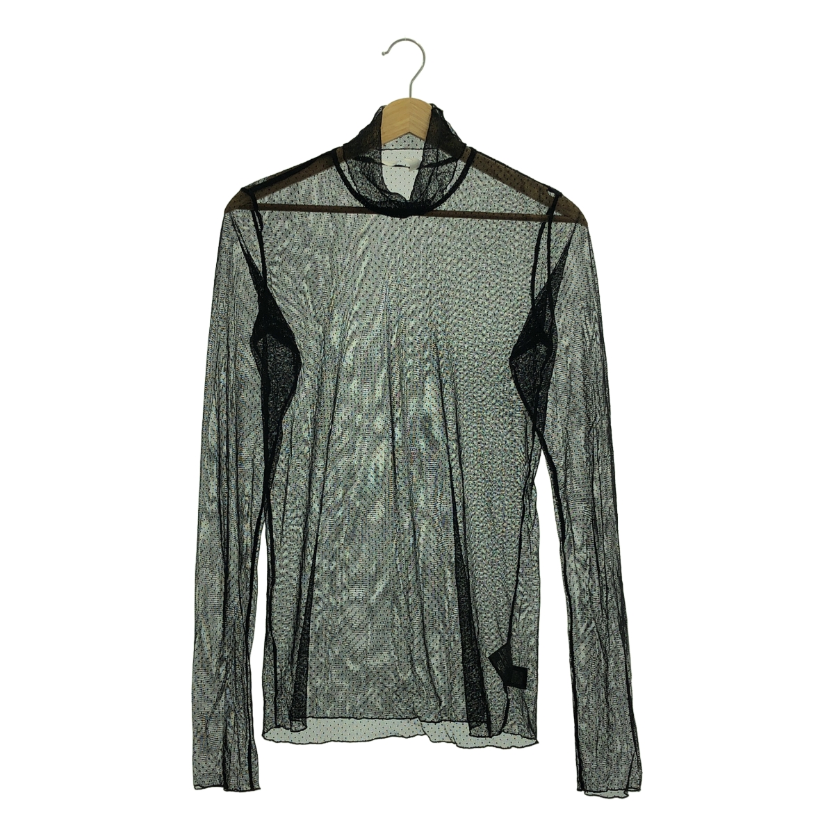 Col Pierrot / コルピエロ Dot sheer Blouse / チュール ハイネック ブラウス カットソー