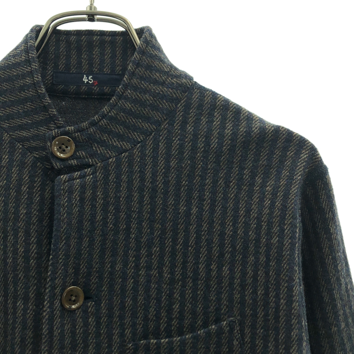 45r / フォーティファイブアール ウール ストライプ ジャケット
