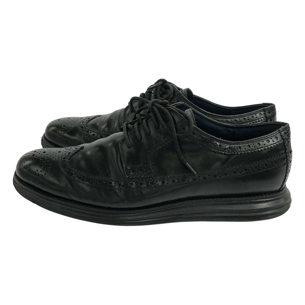 COLE HAAN / コールハーン レザー ウィングチップ ドレスシューズ / 革靴