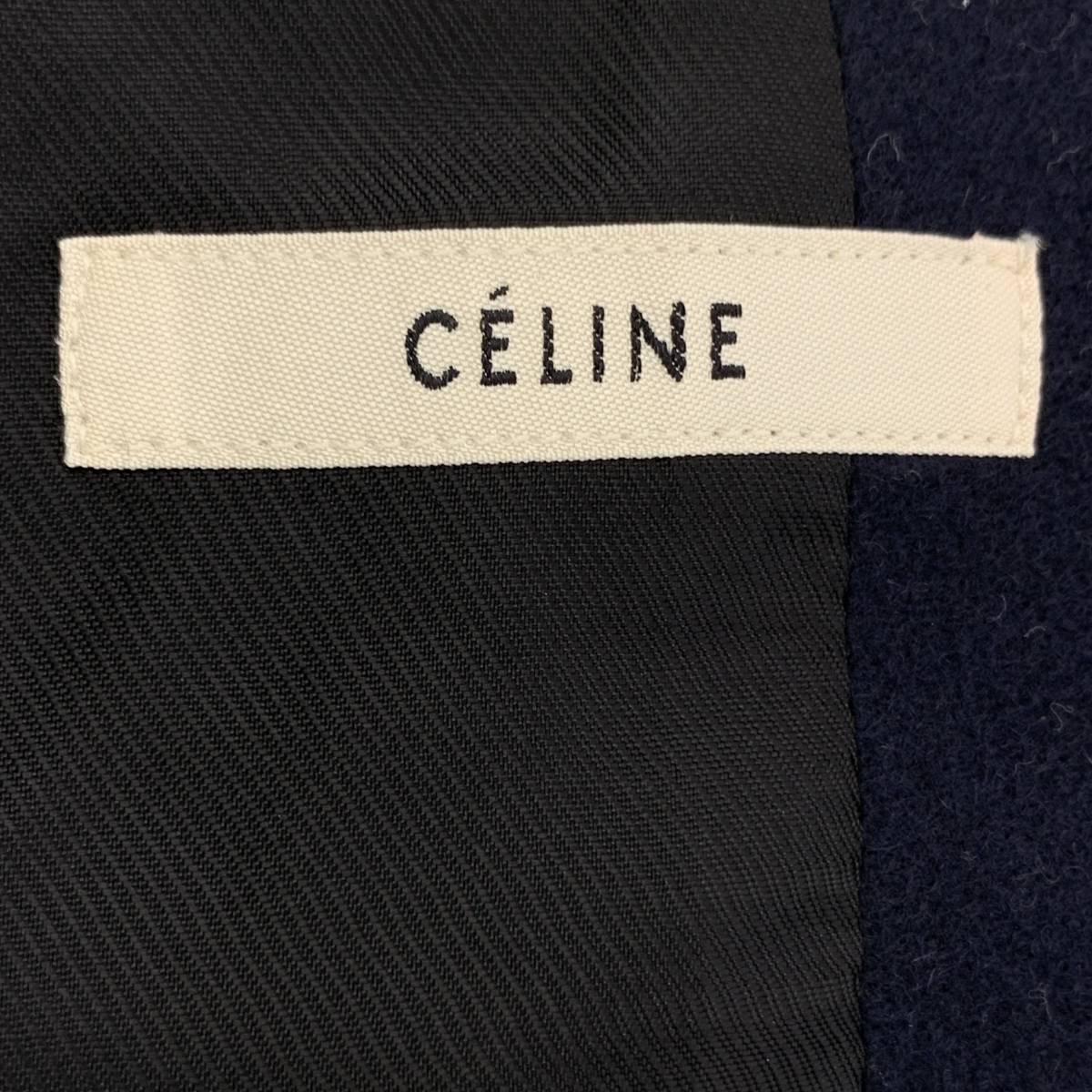 CELINE / セリーヌ フィービー期 エッグクロンビーコート / 総裏地