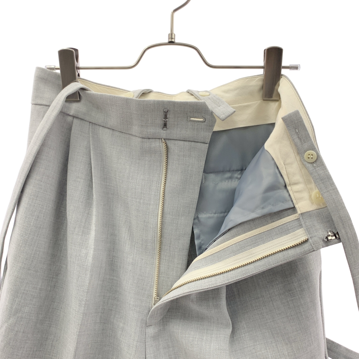 yori / ヨリ サスペンダー 2タック スラックス パンツ