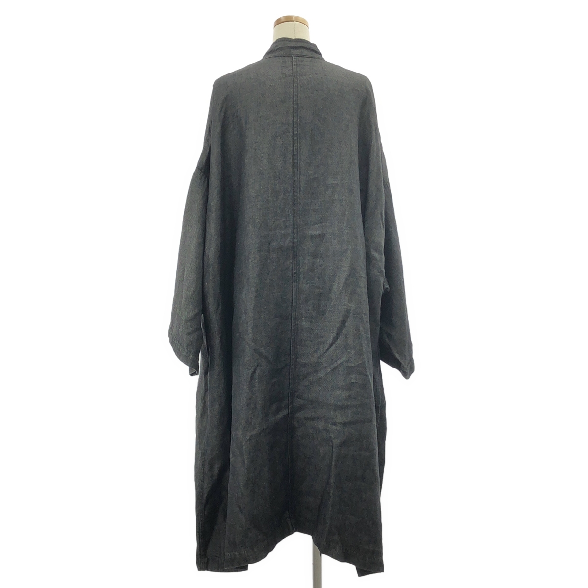 R&D.M.Co / オールドマンズテーラー リネン ワイドシルエット ロングコート