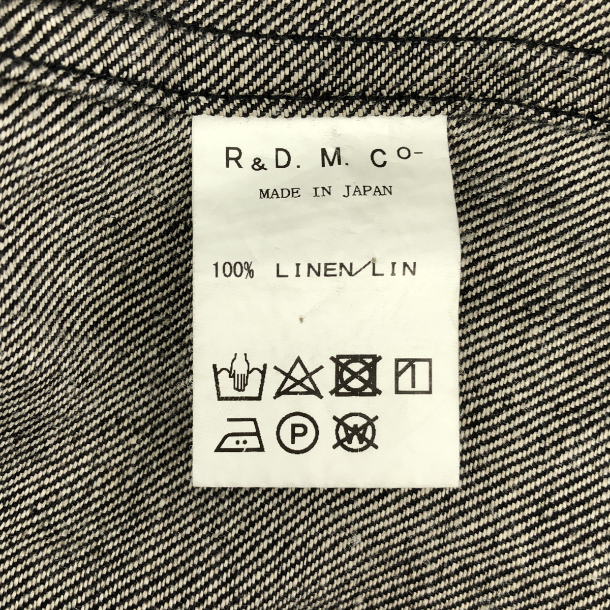 R&D.M.Co / オールドマンズテーラー リネン ワイドシルエット ロングコート