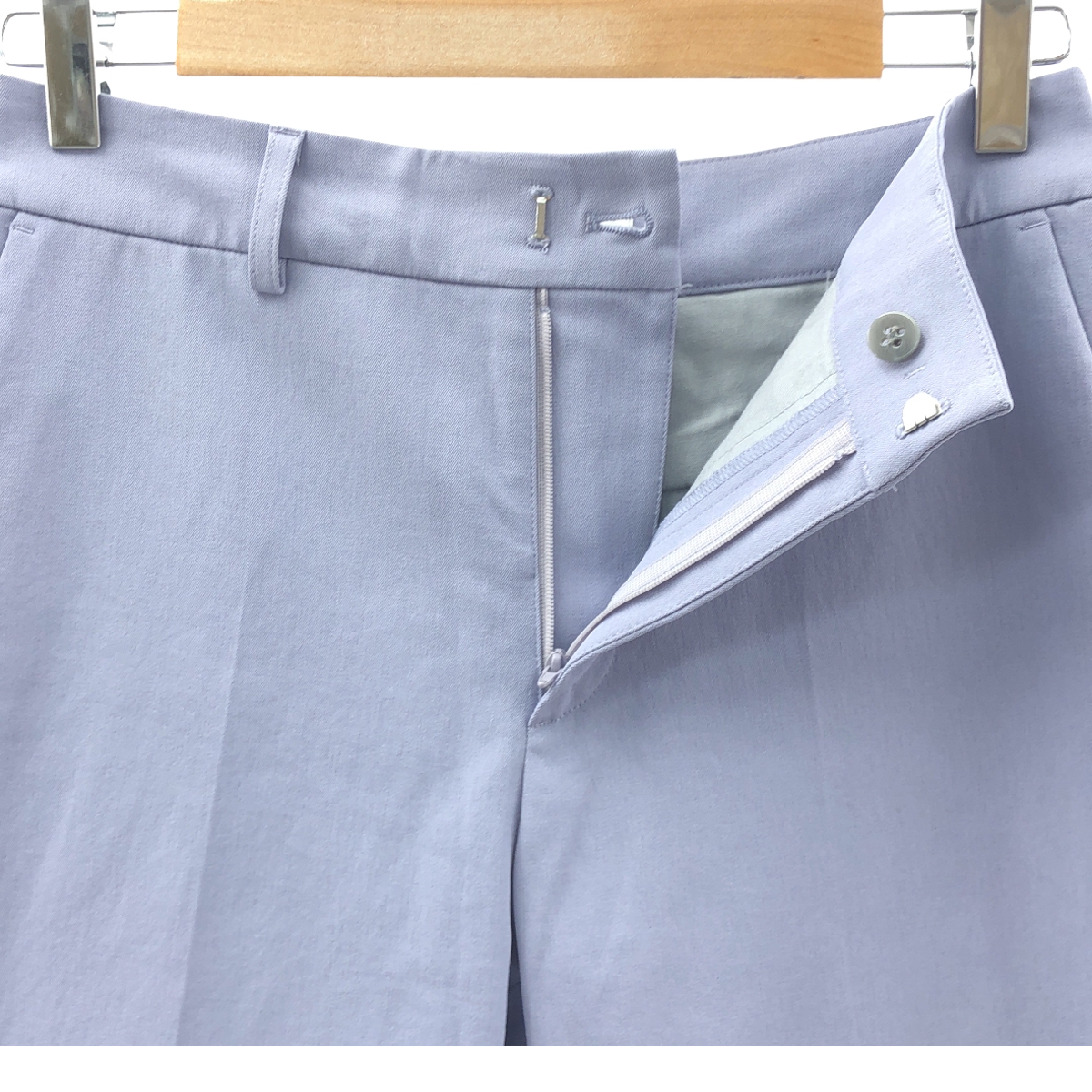 NOBLE / ノーブル ドライコットンリネンステップヘムパンツ