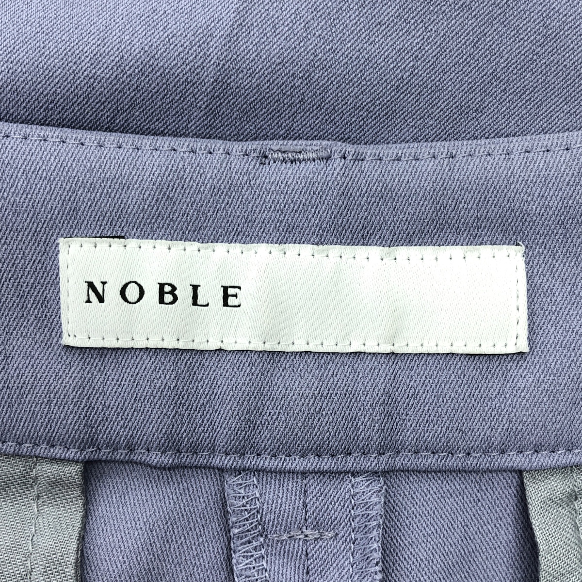 NOBLE / ノーブル ドライコットンリネンステップヘムパンツ