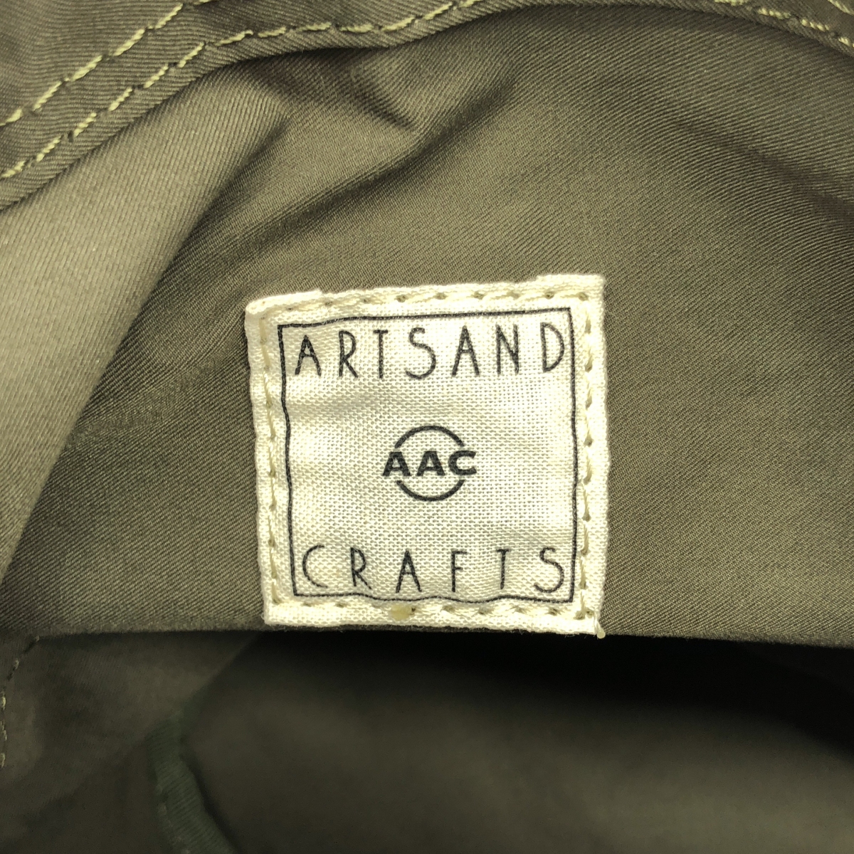 ARTS&CRAFTS / アーツアンドクラフツ カーフレザー コンビ ドローストリング ポーチ ショルダーバッグ