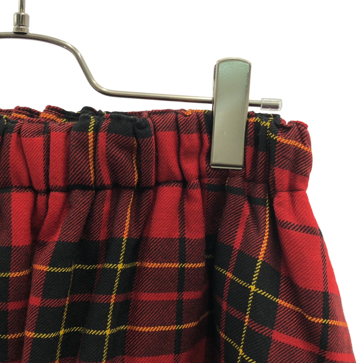 COMME des GARCONS / コムデギャルソン タータンチェック ドローストリング ワイド ショートパンツ ショーツ / 総裏地