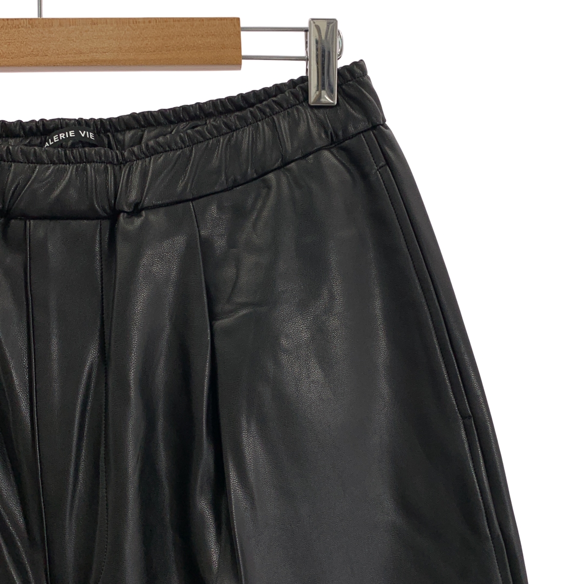 GALERIE VIE / ギャルリーヴィー エコレザー ワイド イージーパンツ