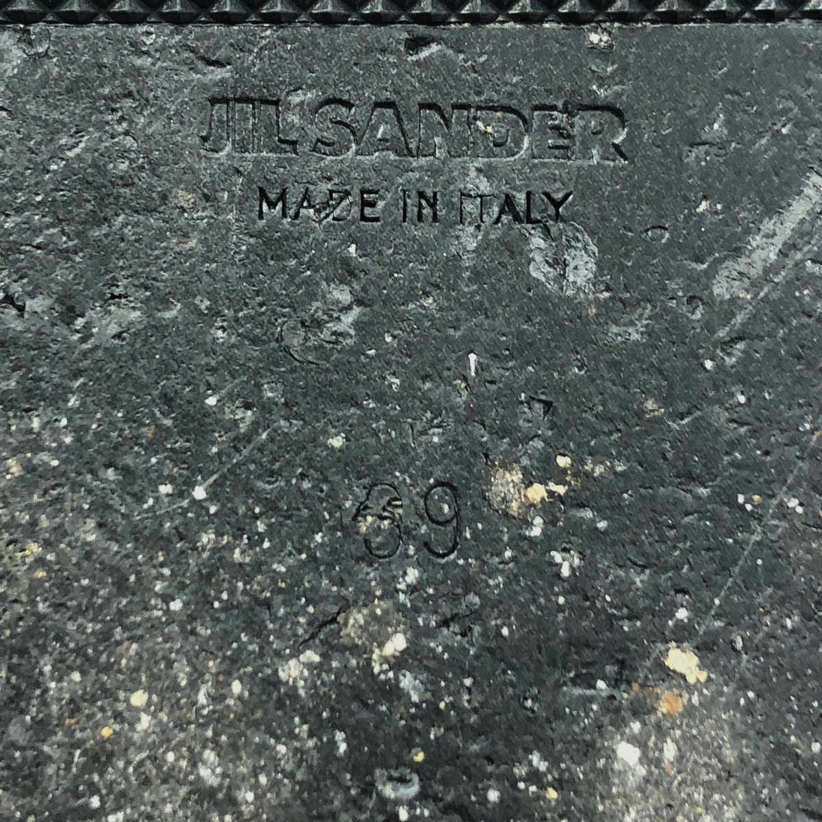 JIL SANDER / ジルサンダー レザー クロスストラップ サンダル