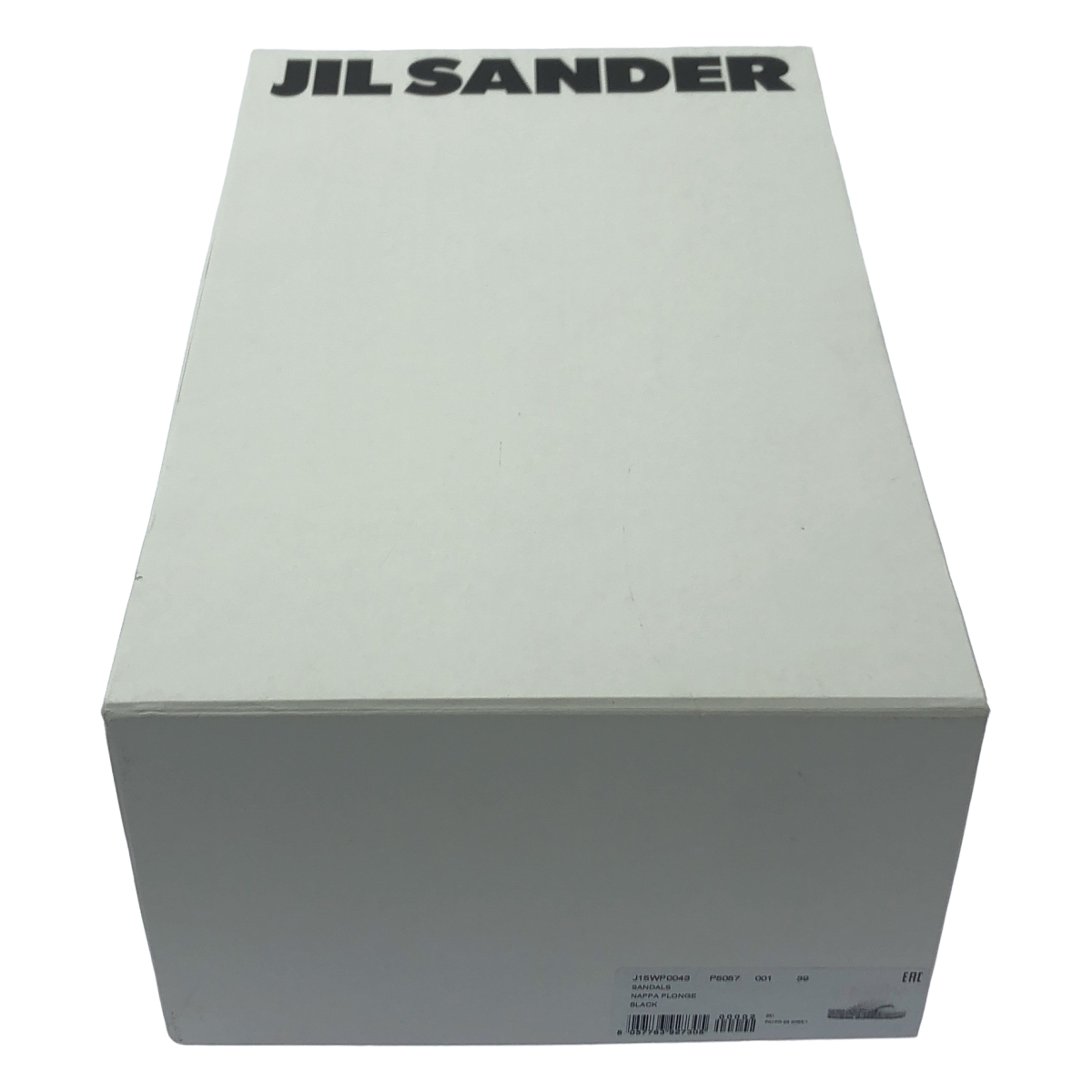 JIL SANDER / ジルサンダー レザー クロスストラップ サンダル