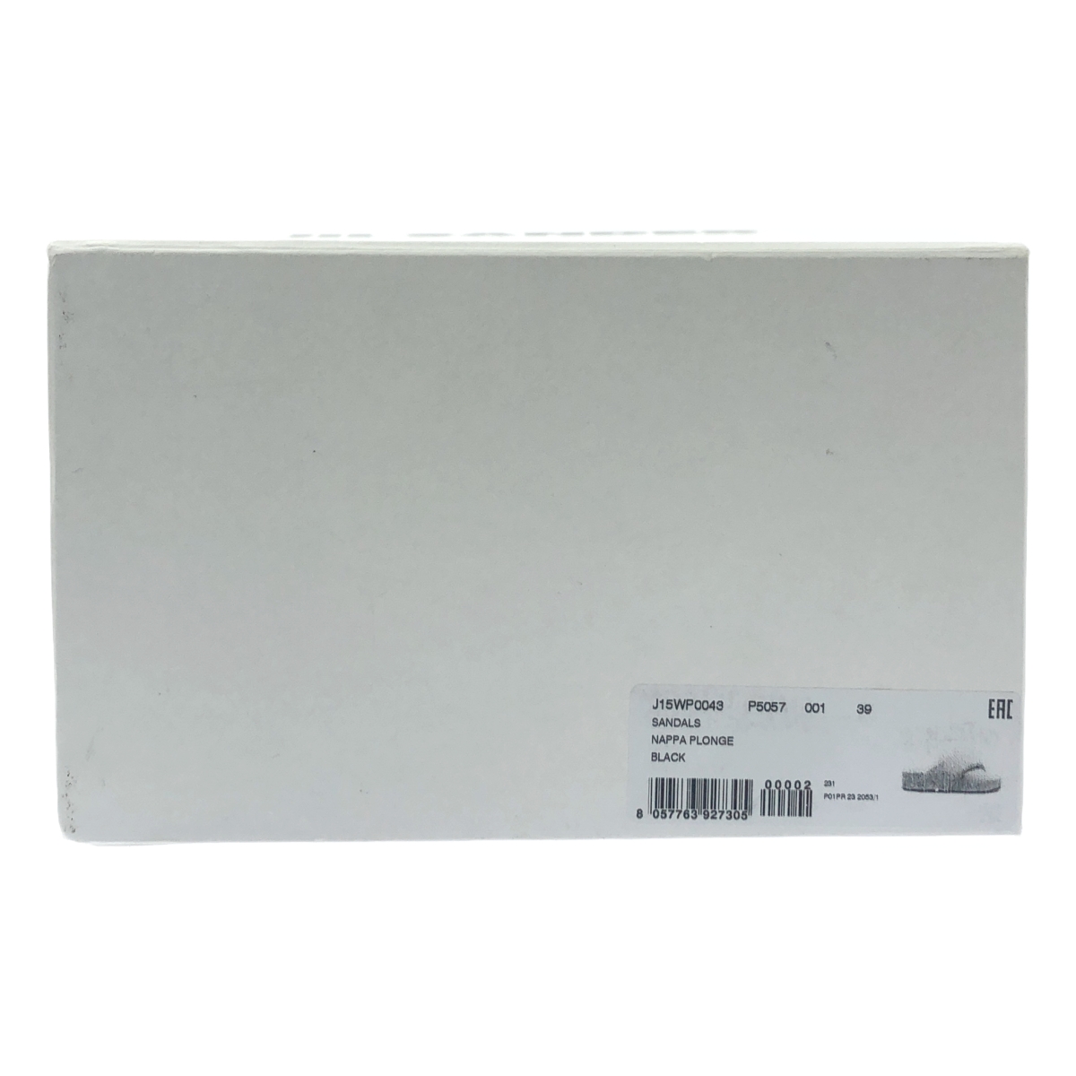 JIL SANDER / ジルサンダー レザー クロスストラップ サンダル