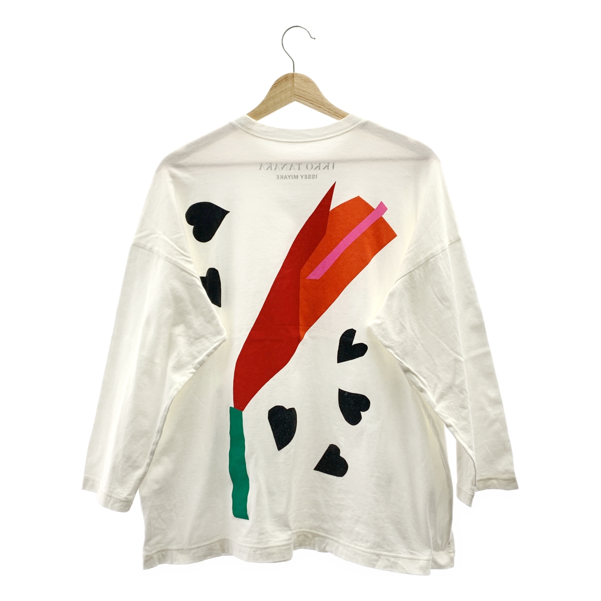ISSEY MIYAKE / イッセイミヤケ ×IKKO TANAKA 田中一光 / バックプリント 長袖Tシャツ