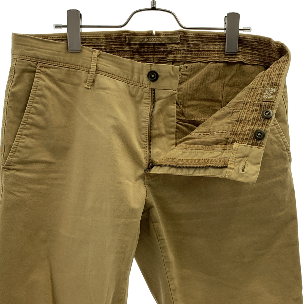 INCOTEX / インコテックス コットン テーパードパンツ スラックス