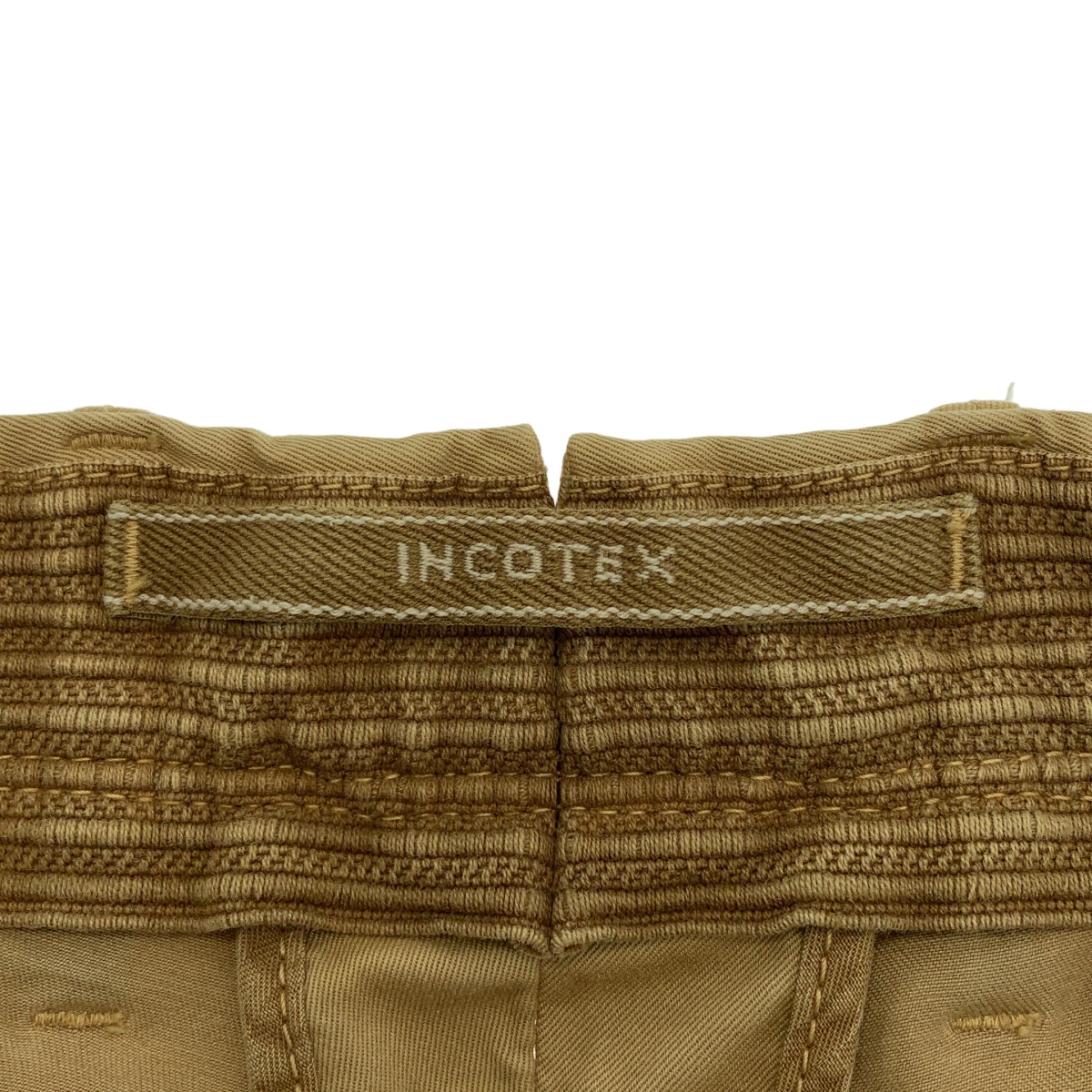 INCOTEX / インコテックス コットン テーパードパンツ スラックス