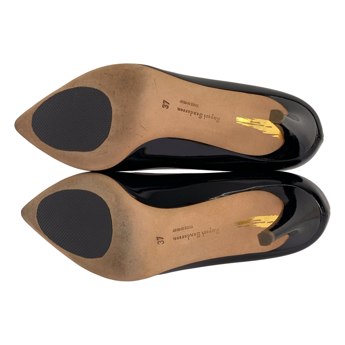 Rupert Sanderson / ルパートサンダーソン パテントレザー ポインテッドトゥ ヒール パンプス