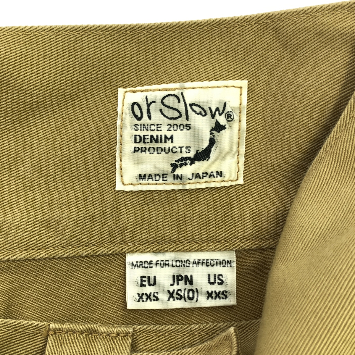 orslow / オアスロウ GURKHA PANTS グルカ ベルテッド チノ パンツ