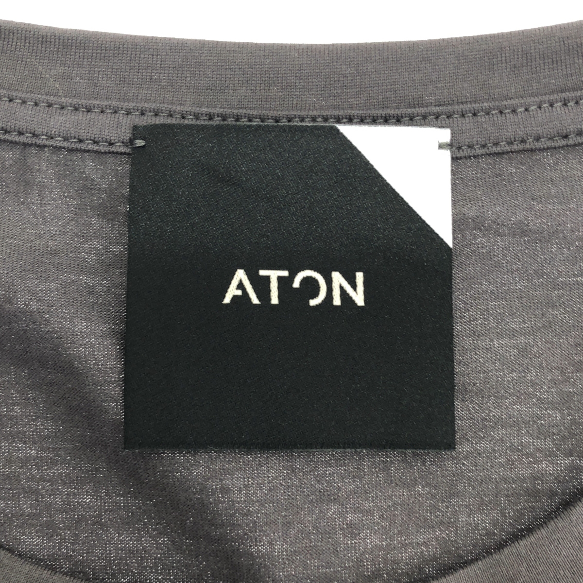 ATON / エイトン クルーネック ロング カットソー