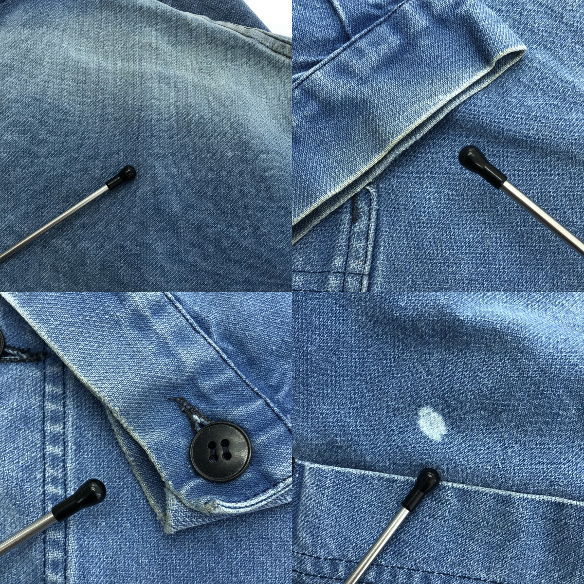 EURO VINTAGE / ユーロヴィンテージ 推定60s～ ヴィンテージ / LE MONT SAINT MARTIN ル・モンサンマルタン / フレンチワーク ツイル ジャケット