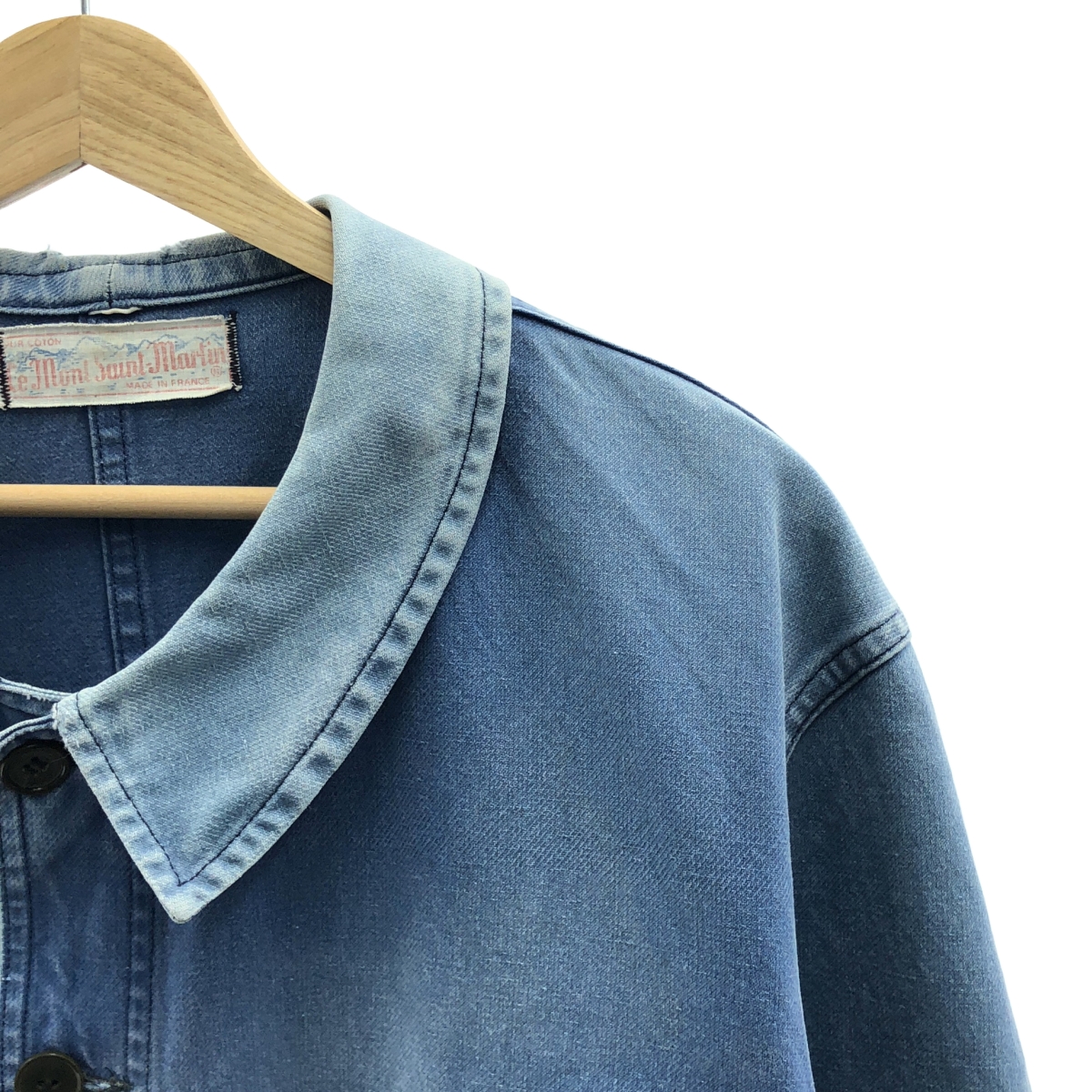 EURO VINTAGE / ユーロヴィンテージ 推定60s～ ヴィンテージ / LE MONT SAINT MARTIN ル・モンサンマルタン / フレンチワーク ツイル ジャケット