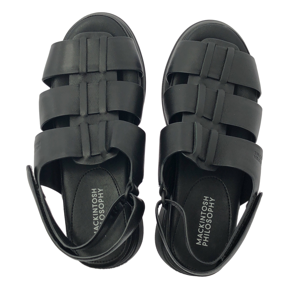 MACKINTOSH PHILOSOPHY / マッキントッシュフィロソフィー ロゴ ストラップ プラットフォーム サンダル