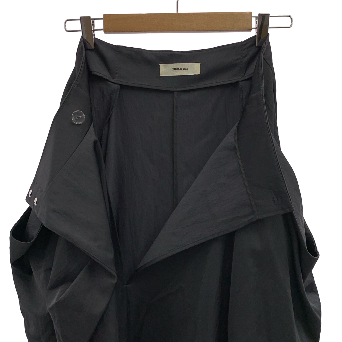 TODAYFUL / トゥデイフル Satin Drape Skirt サテン ドレープ ラップスカート