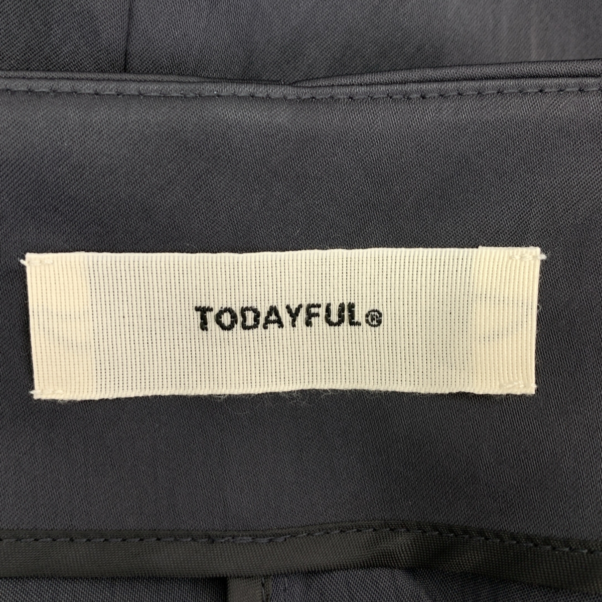 TODAYFUL / トゥデイフル Satin Drape Skirt サテン ドレープ ラップスカート