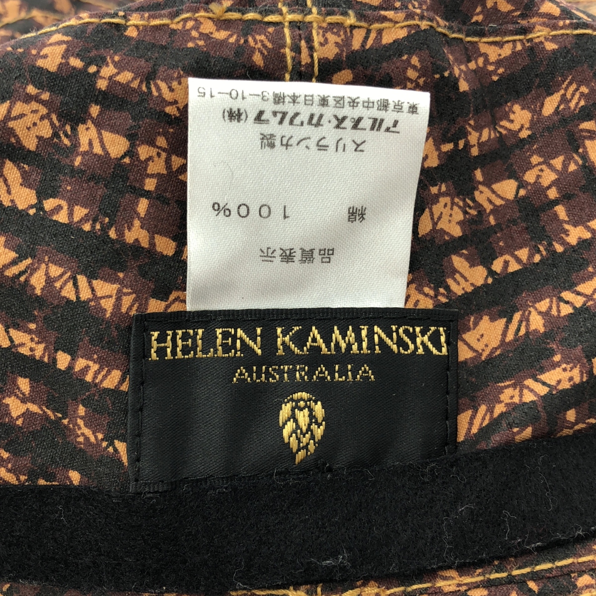 Helen Kaminski / ヘレンカミンスキー コーティング バケットハット