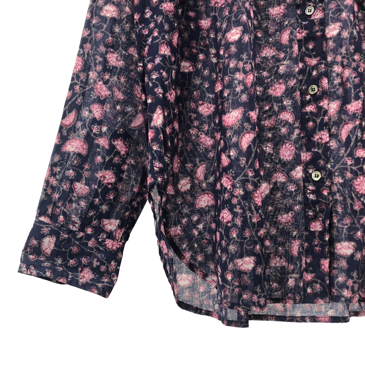 ISABEL MARANT ETOILE / イザベルマランエトワール 総柄 バンドカラー シャツ ブラウス