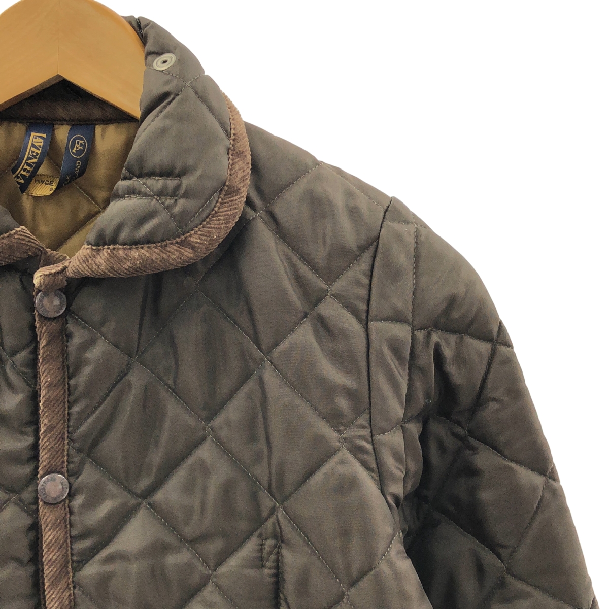 LAVENHAM / ラベンハム キルティング ラウンドカラー ジャケット