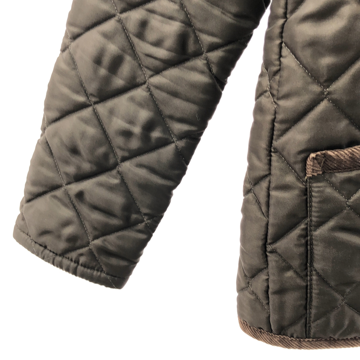 LAVENHAM / ラベンハム キルティング ラウンドカラー ジャケット