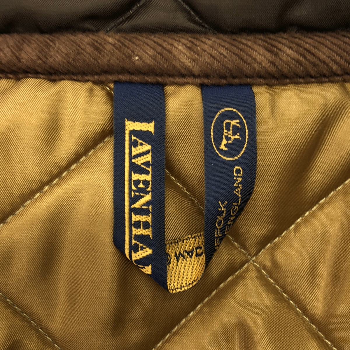 LAVENHAM / ラベンハム キルティング ラウンドカラー ジャケット