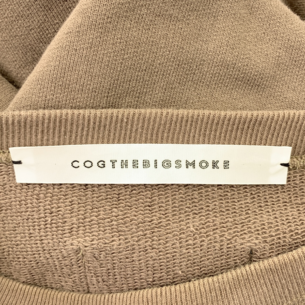 COGTHEBIGSMOKE / コグザビッグスモーク コットン オーバーサイズ プルオーバー トレーナー