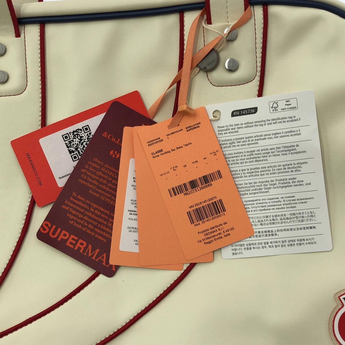 その他 × SUPERGA レザー ボストン ハンドバッグ