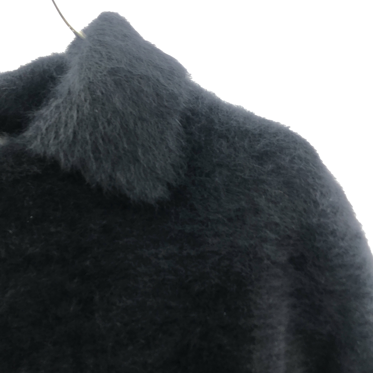 DES PRES / デプレ フォックスカシミヤ ポロカラープルオーバー ニット