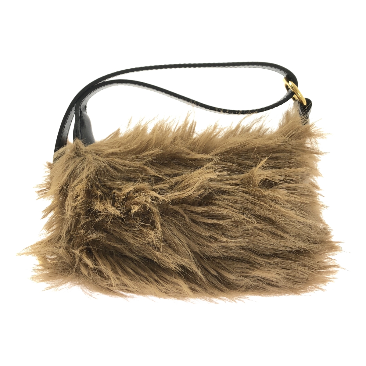 sacai / サカイ Small Pochette Faux Fur 2Way スモールポシェット フェイクファー ハンドバッグ