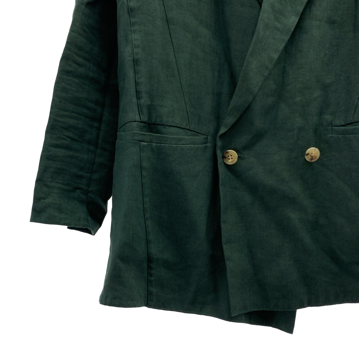TICCA / ティッカ リネン ダブルブレスト テーラードジャケット