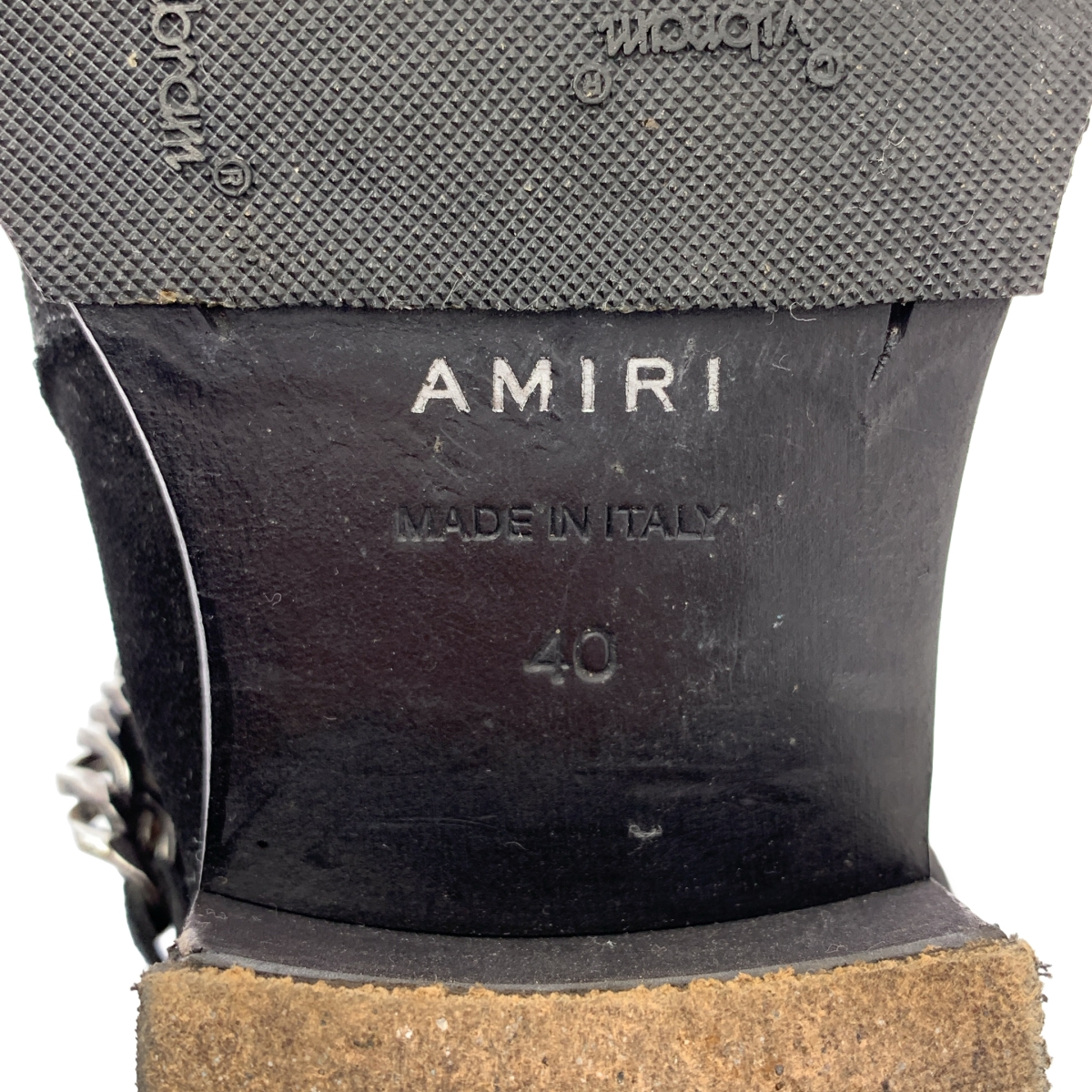 AMIRI / アミリ Bandana Buckle Boots / スエード レザー バンダナ チェーン ショートブーツ