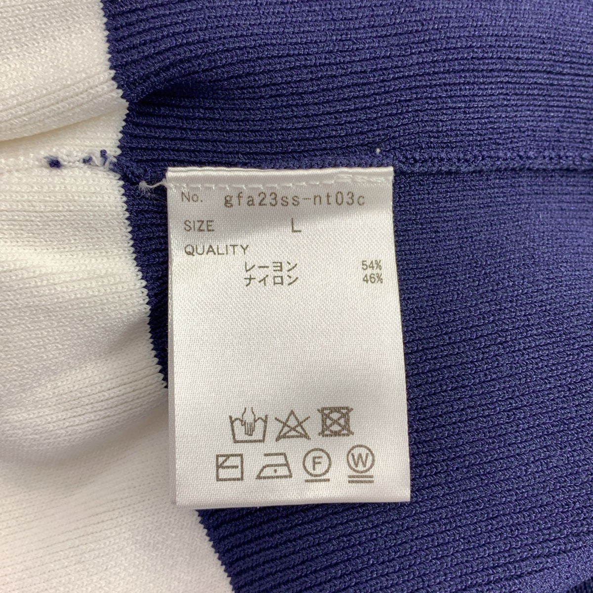 JENNE / ジェンヌ 配色5分袖ニット カーディガン