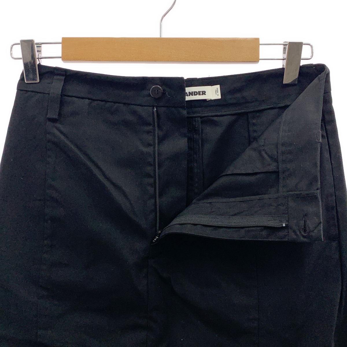 JIL SANDER / ジルサンダー by RAF SIMONS / コットン シルク ロングスカート