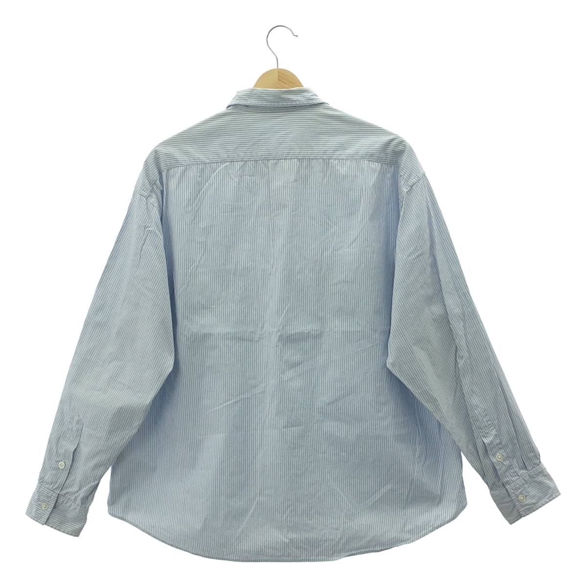 PORTER CLASSIC / ポータークラシック Roll Up Shirt コットン ボーダー ロールアップ シャツ