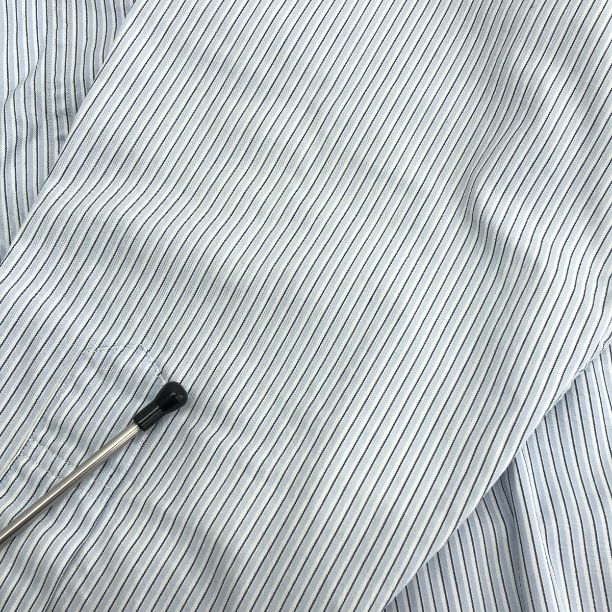 PORTER CLASSIC / ポータークラシック Roll Up Shirt コットン ボーダー ロールアップ シャツ